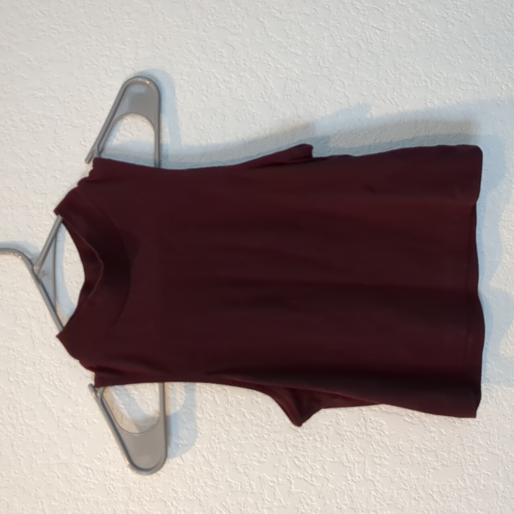 H&M maroon crop top